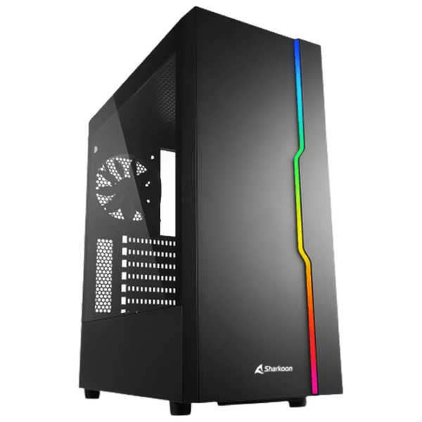 Корпус Sharkoon RGB SLIDER Черный micro ATX photo 1