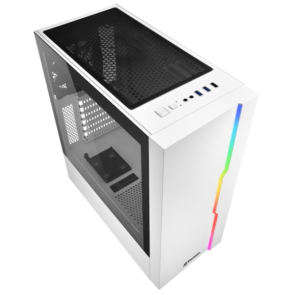 Корпус Sharkoon RGB SLIDER Белый micro ATX photo 2