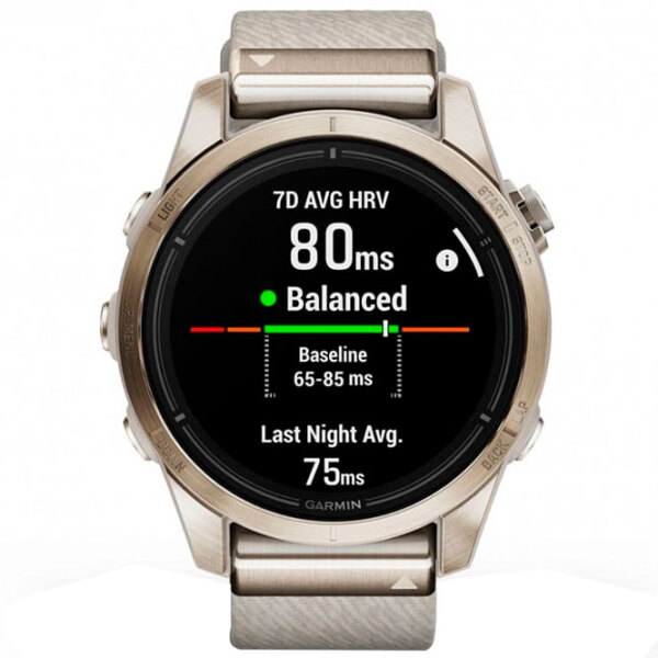 Умные часы Garmin Epix Pro (Gen 2) Золото 1.2" | 42 мм | Нержавеющая сталь/Нейлон
| 010-02802-20 photo 5
