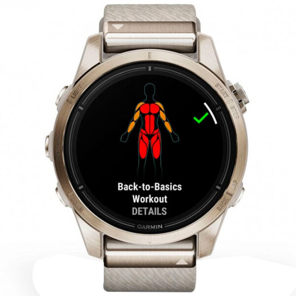 Умные часы Garmin Epix Pro (Gen 2) Золото 1.2" | 42 мм | Нержавеющая сталь/Нейлон
| 010-02802-20 photo 6