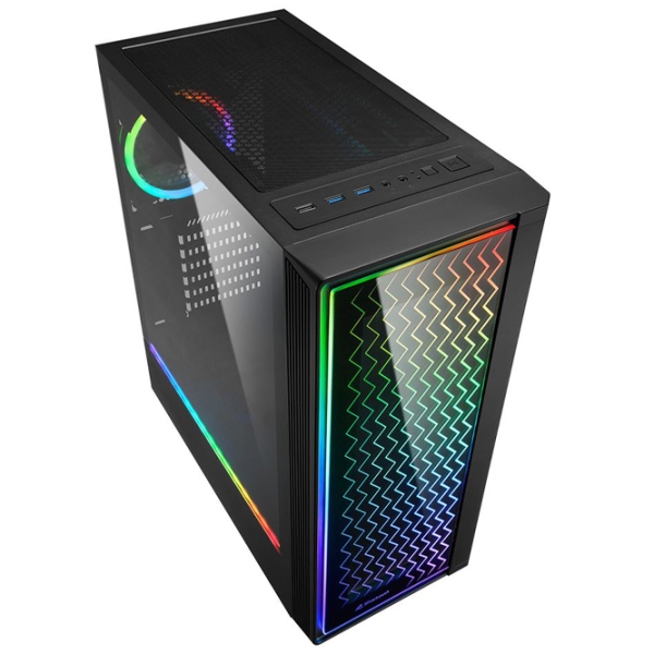 Корпус Sharkoon RGB LIT 200 Черный micro ATX photo 2