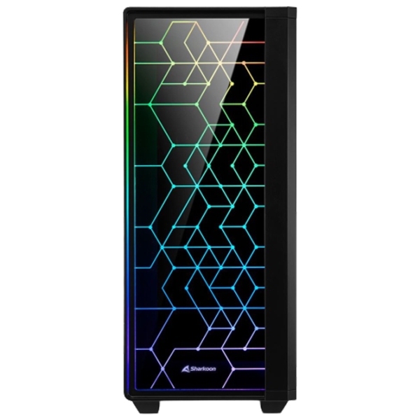 Корпус Sharkoon RGB LIT 100 Черный micro ATX photo 3