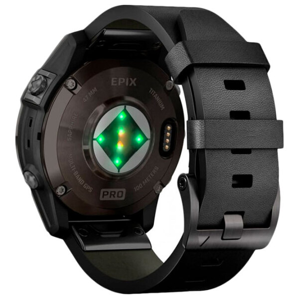 Ceas inteligent Garmin Epix Pro (Gen 2) Gray 1.3" | 47 mm | Titan / DLC/Piele
| 010-02803-30 photo 10
