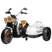 Детский мотоцикл Chipolino Duo Tron Белый 3+ | 35 кг | 3 км/ч