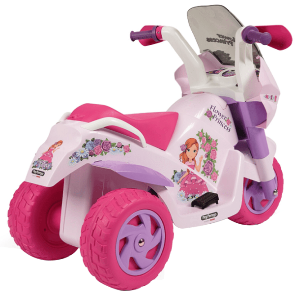 Motocicletă pentru copii Peg Perego Flower Princess Pink 2+ | 25 kg | 4 km/h photo 3