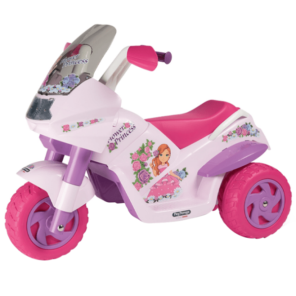 Motocicletă pentru copii Peg Perego Flower Princess Pink 2+ | 25 kg | 4 km/h photo 4