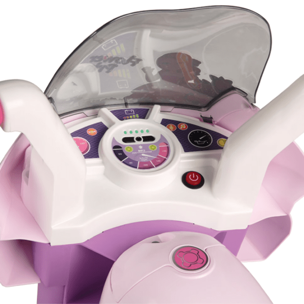 Motocicletă pentru copii Peg Perego Flower Princess Pink 2+ | 25 kg | 4 km/h photo 6