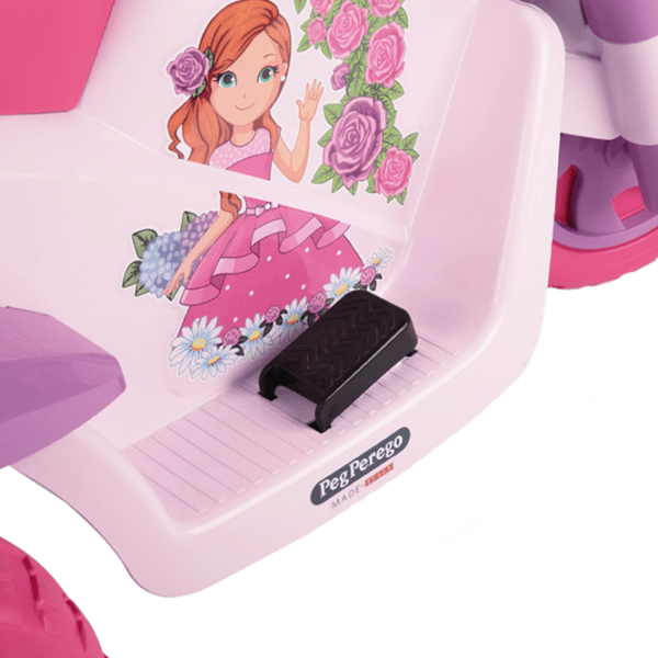 Motocicletă pentru copii Peg Perego Flower Princess Pink 2+ | 25 kg | 4 km/h photo 7