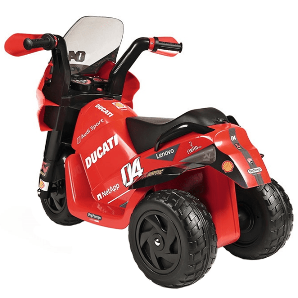 Motocicletă pentru copii Peg Perego Ducati Desmosedici Evo Red 2+ | 25 kg | 4 km/h photo 5
