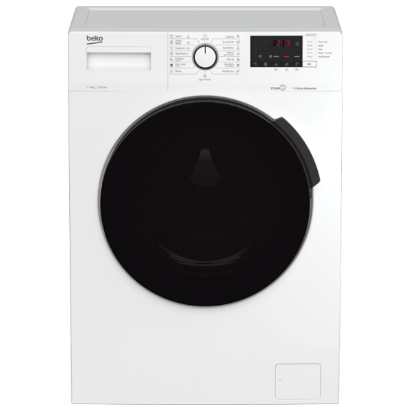 Mașină de spălat Beko WUE7612XST White 7 kg, 1200 rpm, D photo 1