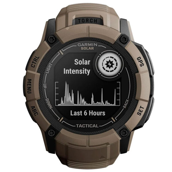 Умные часы Garmin Instinct 2X Solar Tactical Edition Коричневый 1.1" | 50 мм | Прочное полимерное волокно/Силикон
| 010-02805-02 photo 2