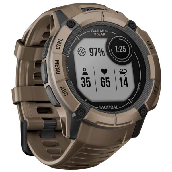 Умные часы Garmin Instinct 2X Solar Tactical Edition Коричневый 1.1" | 50 мм | Прочное полимерное волокно/Силикон
| 010-02805-02 photo 6