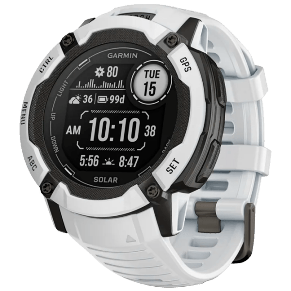 Умные часы Garmin Instinct 2X Solar Белый 1.1" | 50 мм | Прочное полимерное волокно/Силикон
| 010-02805-04 photo 1