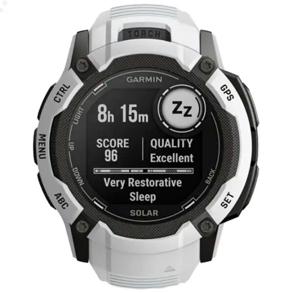 Умные часы Garmin Instinct 2X Solar Белый 1.1" | 50 мм | Прочное полимерное волокно/Силикон
| 010-02805-04 photo 2