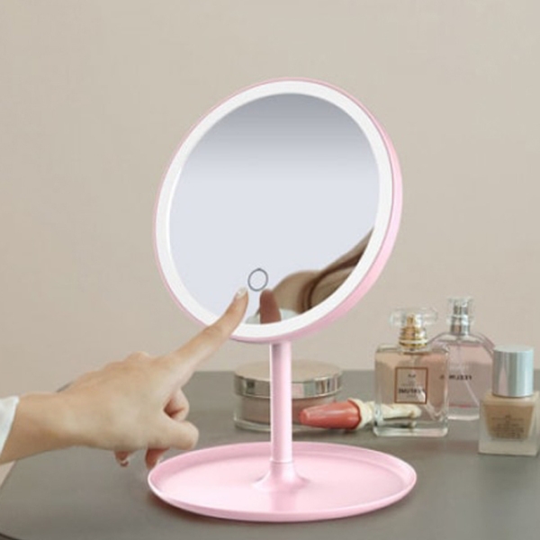 Зеркало для макияжа Xiaomi Youpin Doco Pro Розовый  photo 2