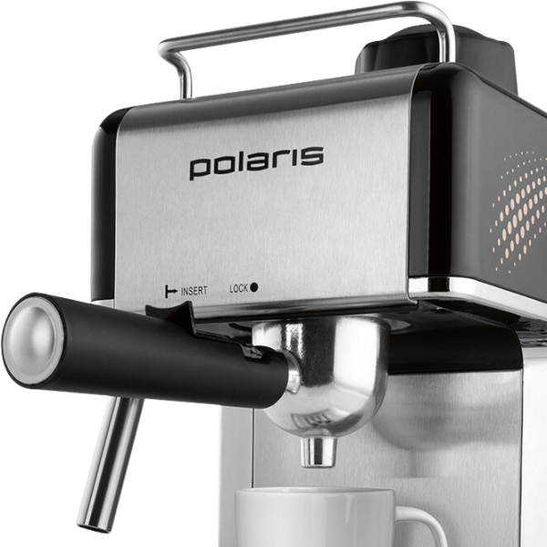 Кофеварка Polaris PCM4010A Нержавеющая сталь 800 Вт, 0.24 л,  photo 4