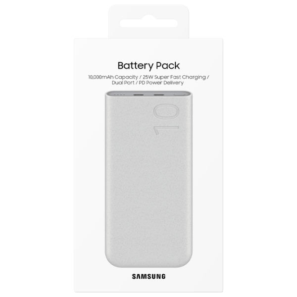 Power Bank 10000 мАч Samsung EB-P3400 (25 Вт) Бежевый  photo 7