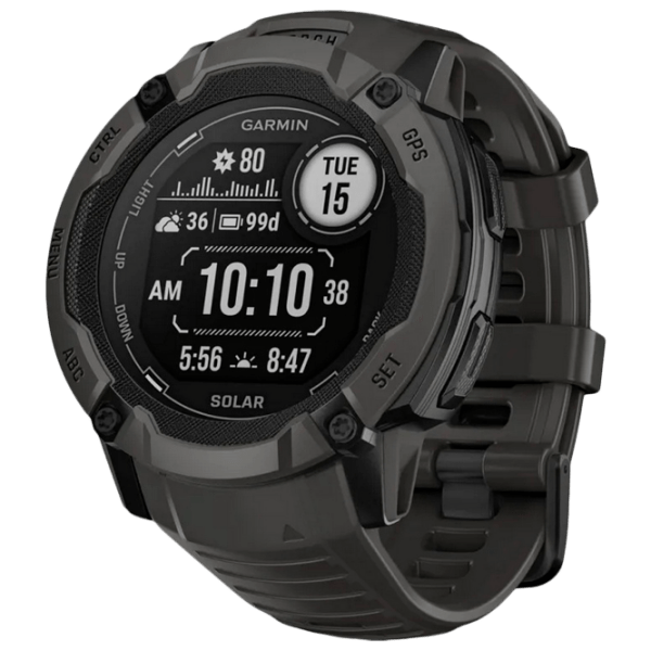 Умные часы Garmin Instinct 2X Solar Черный 1.1" | 50 мм | Прочное полимерное волокно/Силикон
| 010-02805-00 photo 1