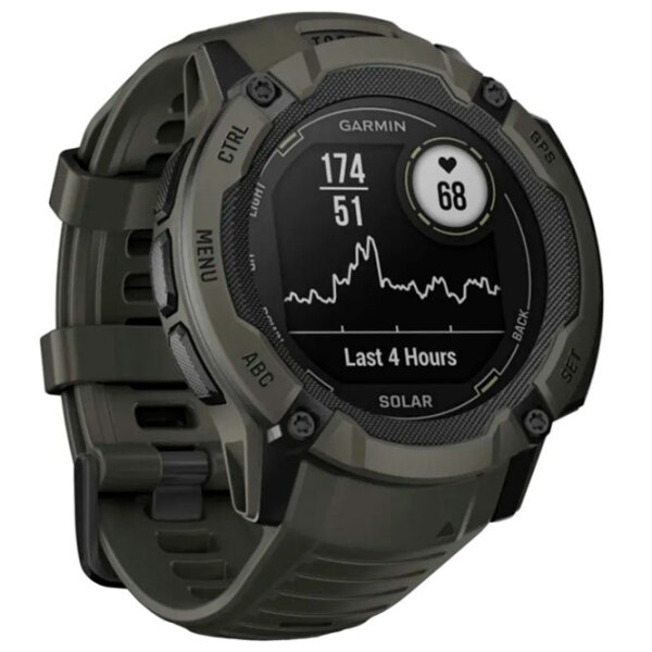 Ceas inteligent Garmin Instinct 2X Solar Green 1.1" | 50 mm | Fibră polimerică durabilă/Silicon
| 010-02805-05 photo 5