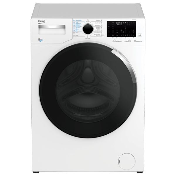 Mașină de spălat cu uscător Beko HTV8746XF White 8 kg, 1400 rpm, C photo 1