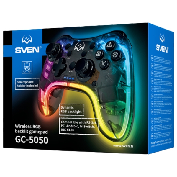 Gamepad Sven GC-5050 Black Fără fir / 14 buttons photo 9