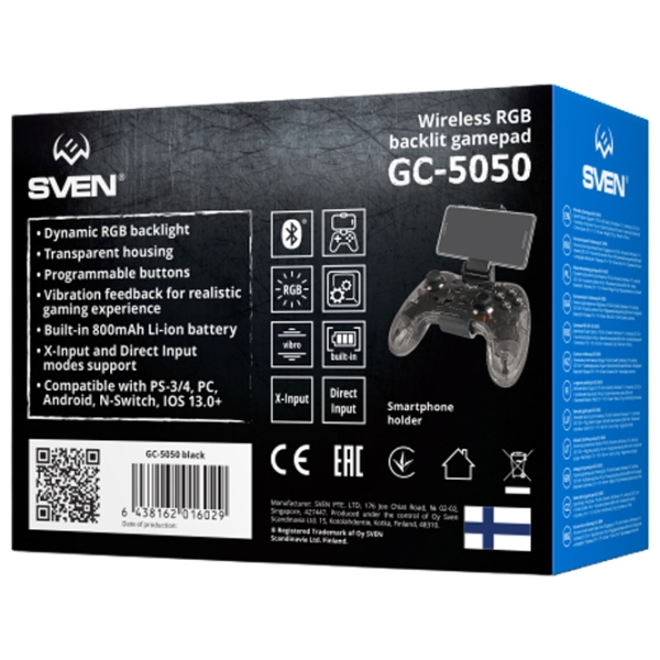 Gamepad Sven GC-5050 Black Fără fir / 14 buttons photo 10