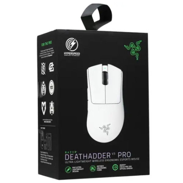 Mouse Razer DeathAdder V3 Pro White Fără fir / 3000 dpi photo 8