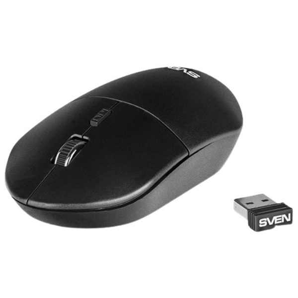 Mouse Sven RX-515SW Black Fără fir, 1600 dpi photo 3
