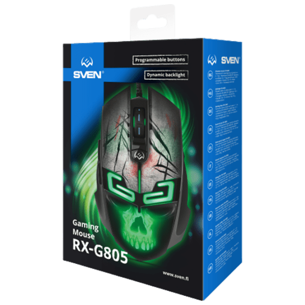Mouse Sven RX-G805 Black Cu fir / 8000 dpi photo 15
