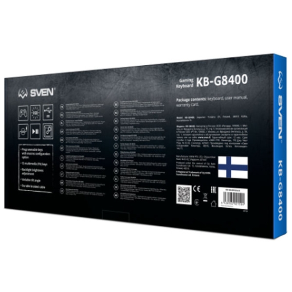 Клавиатура Sven KB-G8400 Черный Игровой, Проводная photo 6