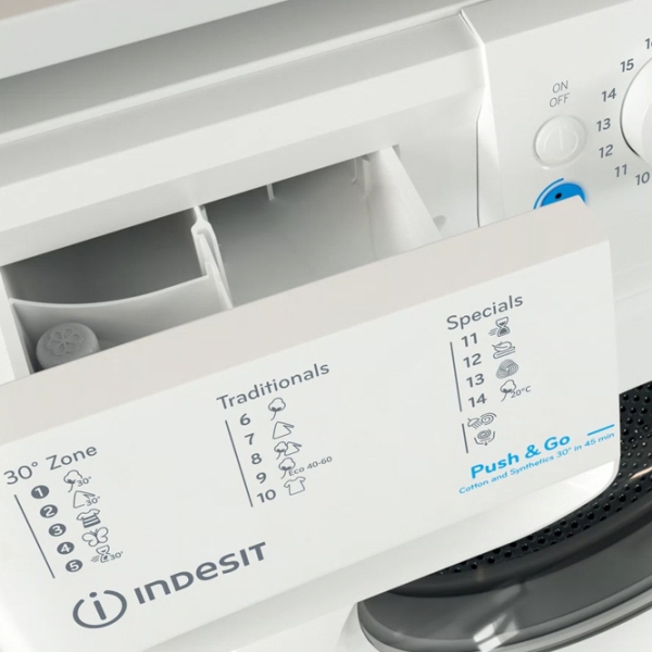 Mașină de spălat Indesit BWSA 61294 W EU N White 6 kg, 1200 rpm, C photo 6