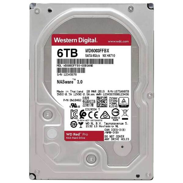 HDD Western Digital WD6003FFBX 3.5'' 6 TB  photo 3