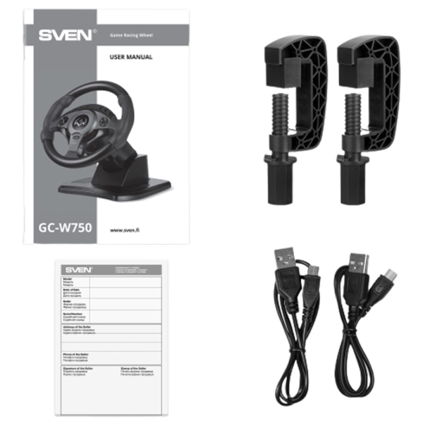 Volan Sven GC-W750 Black Cu fir / 16 buttons photo 6