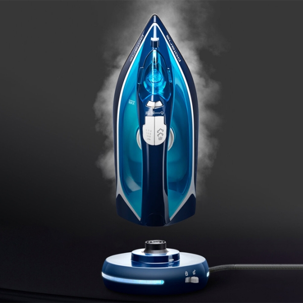 Fier de călcat Polaris PIR2444K Blue 2400 W, 45 g/ min, 0.3 l, Ceramică photo 5