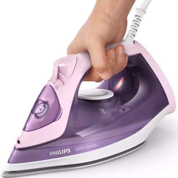 Fier de călcat Philips DST3020/ 30 Purple 2200 W, 35 g/ min, 0.3 l, Ceramică photo 4