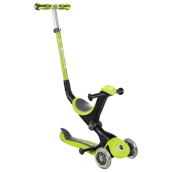 Детский трёхколёсный самокат Globber Go Up Deluxe (7234-001) Зелёный 1 год, 50 кг, Полиуретановые photo 1