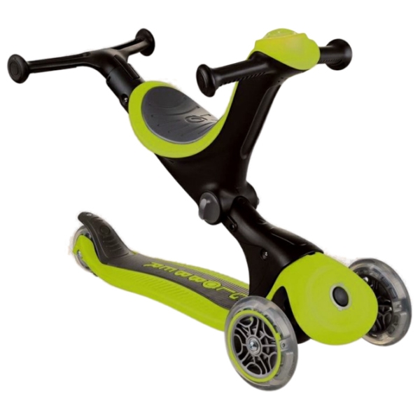 Детский трёхколёсный самокат Globber Go Up Deluxe (7234-001) Зелёный 1 год, 50 кг, Полиуретановые photo 2