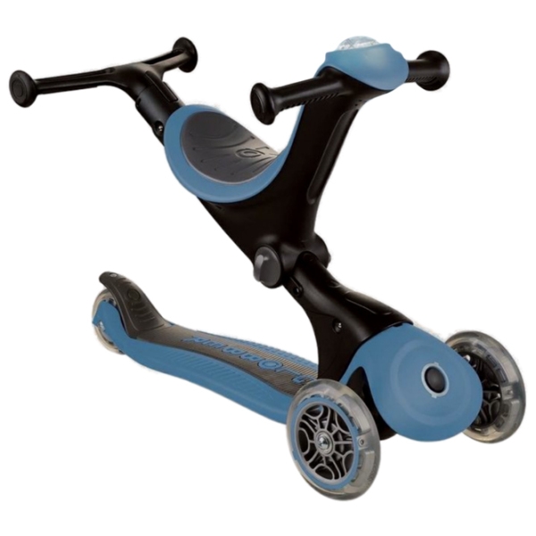 Детский трёхколёсный самокат Globber Go Up Deluxe (7234-002) Синий 1 год, 50 кг, Полиуретановые photo 2