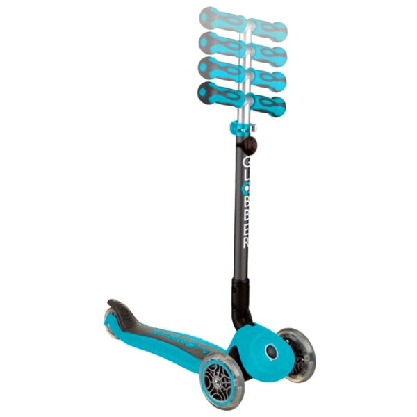 Детский трёхколёсный самокат Globber Go Up Deluxe (7234-003) Бирюзовый 1 год, 50 кг, Полиуретановые photo 4