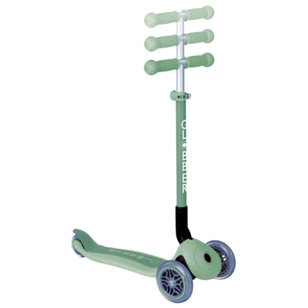 Детский трёхколёсный самокат Globber Go Up Foldable Plus (7235-002) Зелёный 15 месяцев, 50 кг, Полиуретановые photo 4