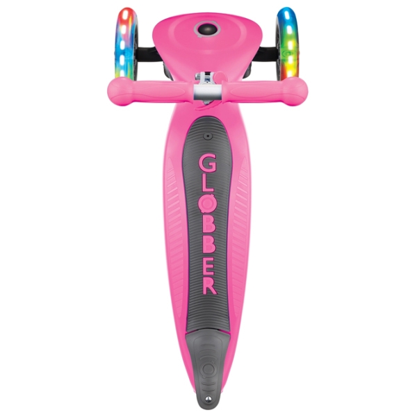 Детский трёхколёсный самокат Globber Go Up Foldable Plus (7235-003) Розовый 15 месяцев, 50 кг, Полиуретановые photo 4