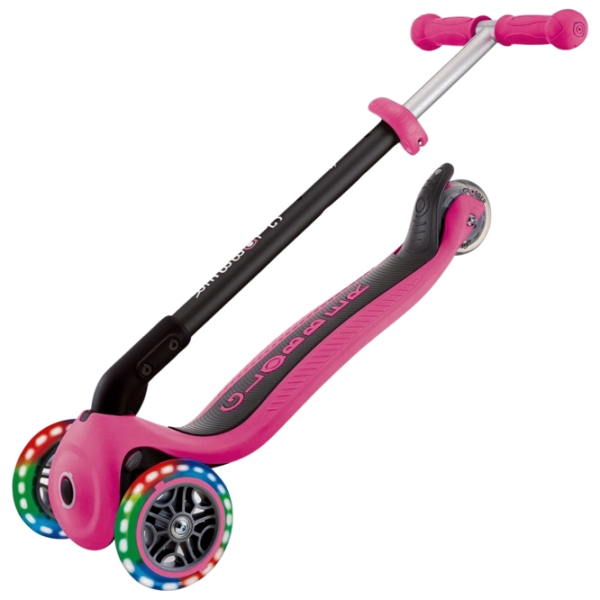 Детский трёхколёсный самокат Globber Go Up Foldable Plus (7235-003) Розовый 15 месяцев, 50 кг, Полиуретановые photo 5