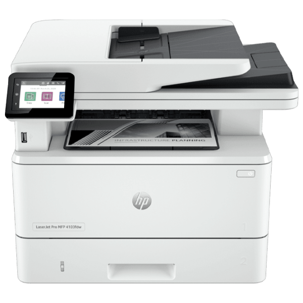 МФУ HP
LaserJet Pro
4103fdw Белый Лазерный, Черно-белая, 1200 x 1200 dpi photo 1