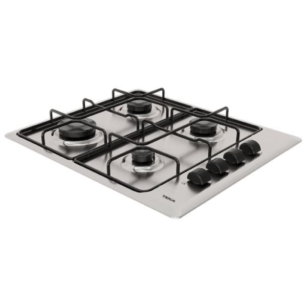 Plită încorporabilă pe gaz Teka HLX 640 KBA 0E IX Inox Inox, Gratare: Emailate photo 4