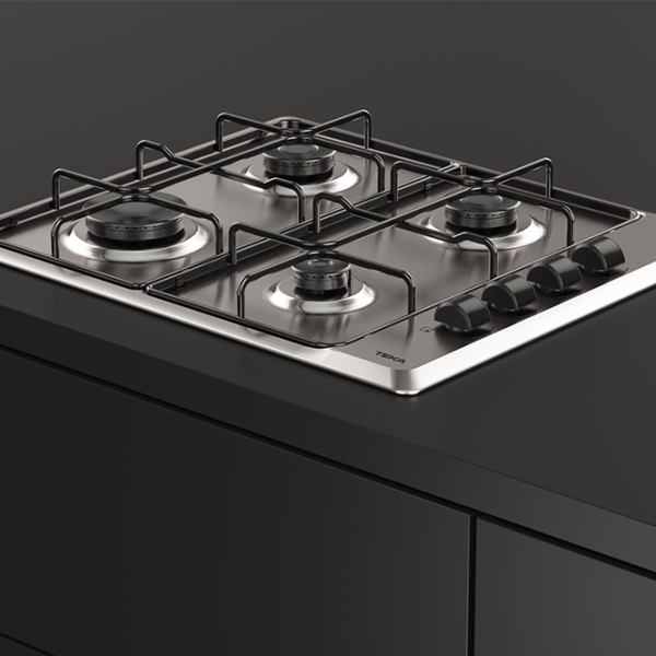 Plită încorporabilă pe gaz Teka HLX 640 KBA 0E IX Inox Inox, Gratare: Emailate photo 7