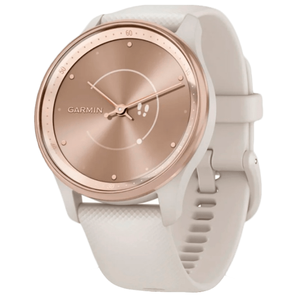 Умные часы Garmin Vivomove Trend Персиковый 1" | 40 мм | Прочное полимерное волокно / Нержавеющая сталь/Силикон
| 010-02665-01 photo 1