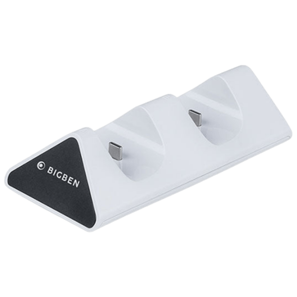 Stație de încărcare controller Sony PlayStation 5 DualSense Big Ben White  photo 1