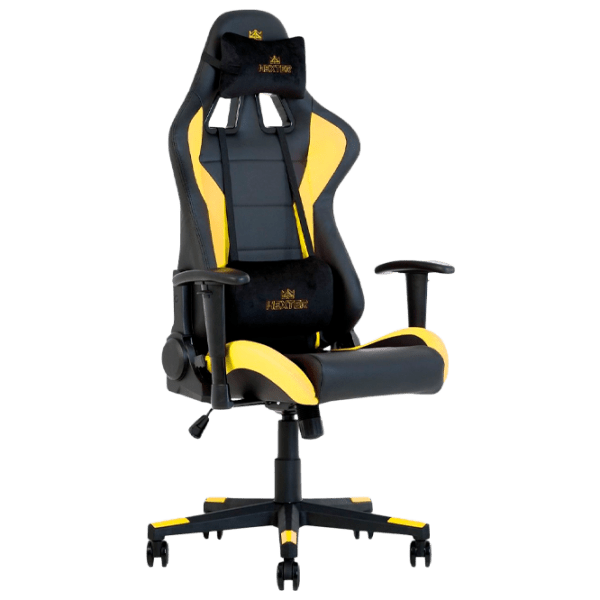 Игровое кресло Nowy Styl Hexter ML Черный Желтый  photo 1