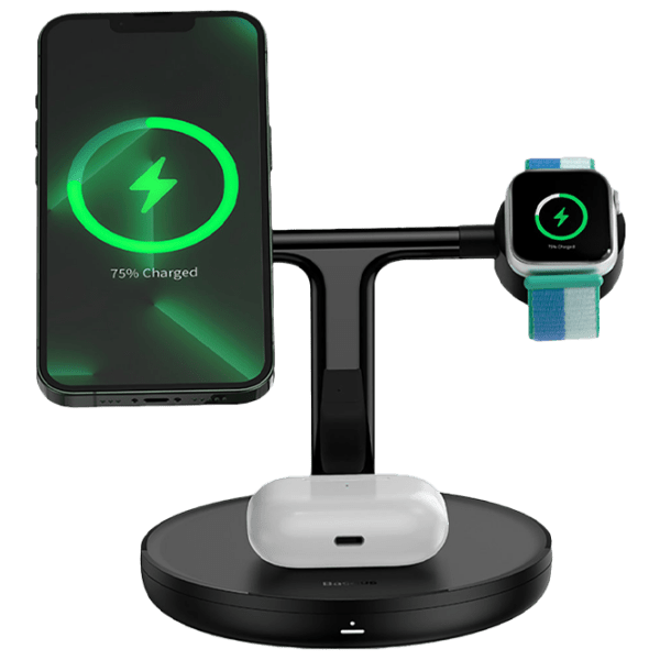 Încărcător wireless Baseus WXTE000101 (20 W) Black 2 A / Black photo 2