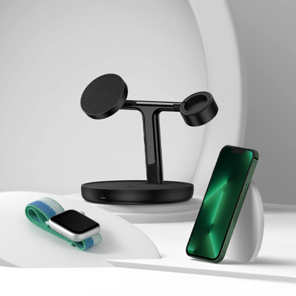 Încărcător wireless Baseus WXTE000101 (20 W) Black 2 A / Black photo 8